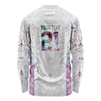Custom New Zealand Aotearoa Long Sleeve Shirt Pink Maori Paua Shell Indigenous - Aussie Hoodie