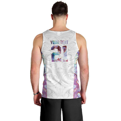 Custom New Zealand Aotearoa Men Tank Top Pink Maori Paua Shell Indigenous - Aussie Hoodie