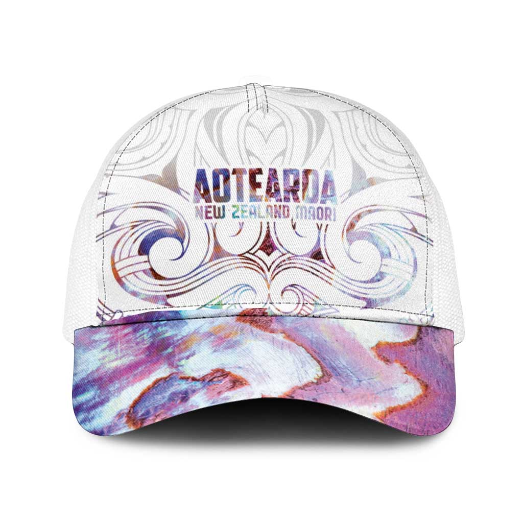 New Zealand Aotearoa Mesh Trucker Cap Pink Maori Papua Shell Indigenous - Aussie Hoodie