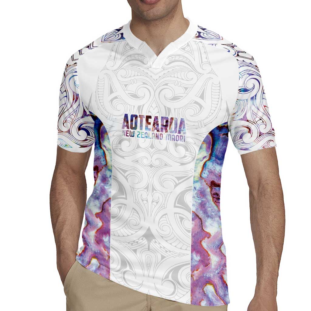 Custom New Zealand Aotearoa Rugby Jersey Pink Maori Paua Shell Indigenous - Aussie Hoodie
