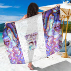 Custom New Zealand Aotearoa Sarong Pink Maori Paua Shell Indigenous - Aussie Hoodie