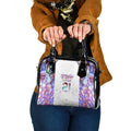 Custom New Zealand Aotearoa Shoulder Handbag Pink Maori Paua Shell Indigenous - Aussie Hoodie