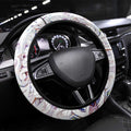 New Zealand Aotearoa Steering Wheel Cover Pink Maori Paua Shell Indigenous - Aussie Hoodie