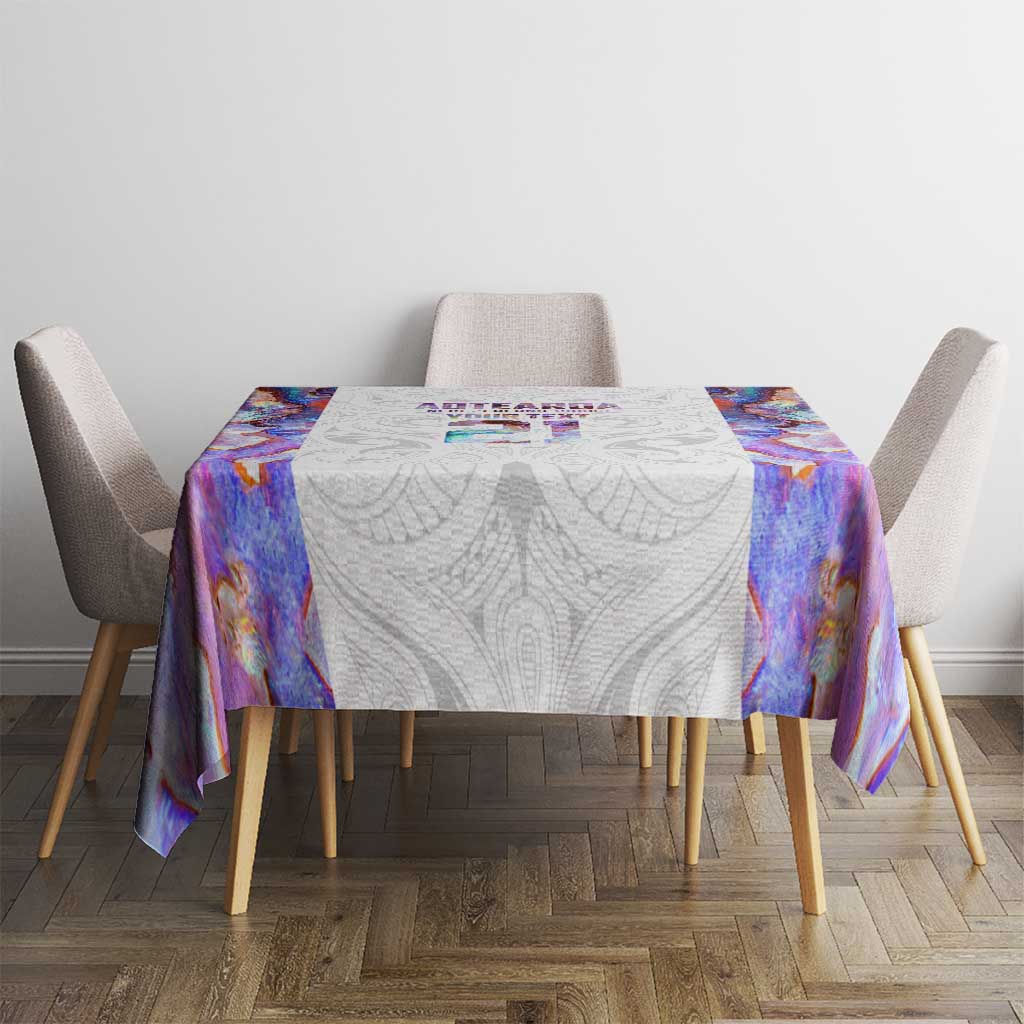 Custom New Zealand Aotearoa Tablecloth Pink Maori Paua Shell Indigenous - Aussie Hoodie