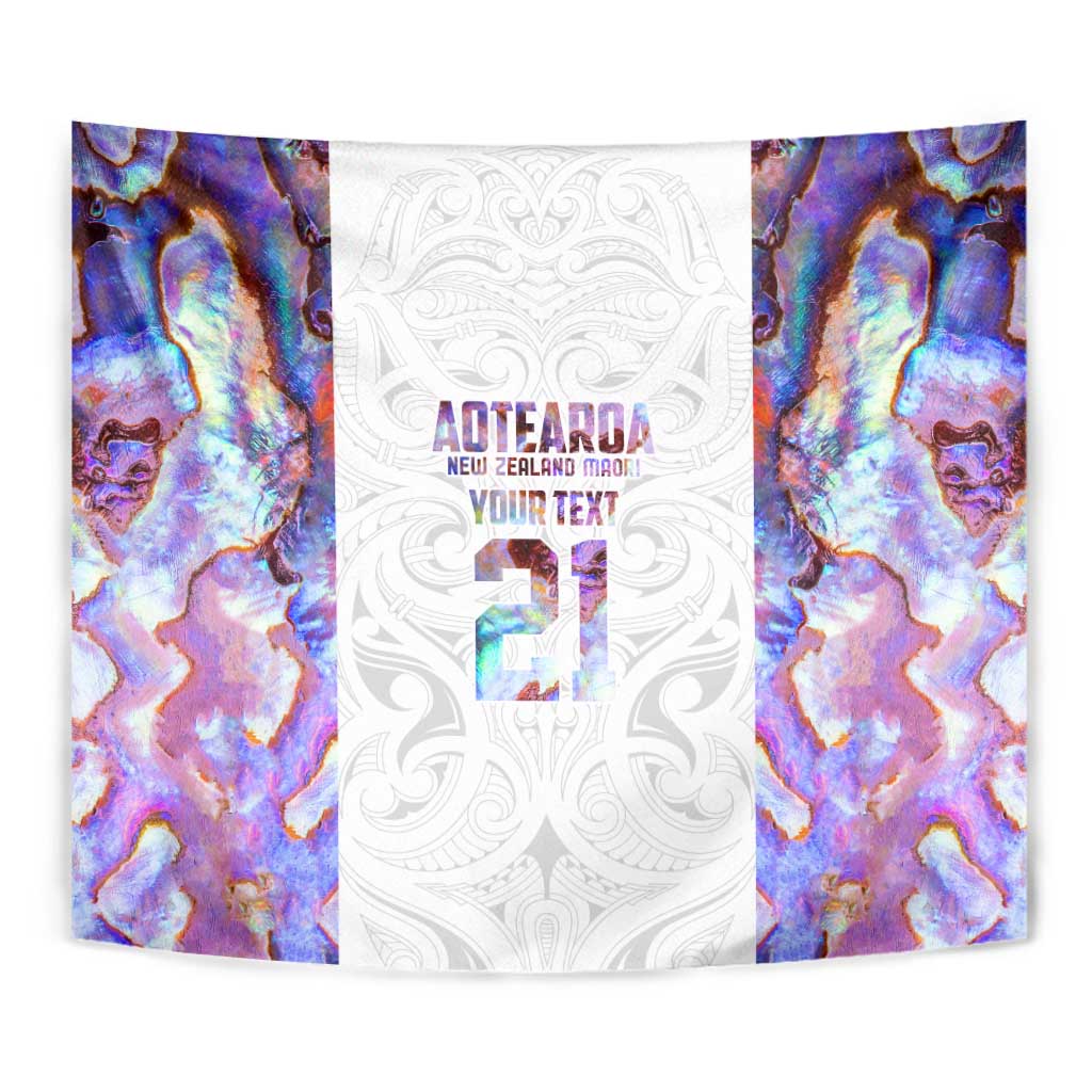 Custom New Zealand Aotearoa Tapestry Pink Maori Paua Shell Indigenous - Aussie Hoodie