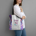 Custom New Zealand Aotearoa Tote Bag Pink Maori Paua Shell Indigenous - Aussie Hoodie