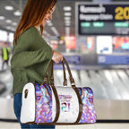 Custom New Zealand Aotearoa Travel Bag Pink Maori Paua Shell Indigenous - Aussie Hoodie