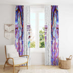 Custom New Zealand Aotearoa Window Curtain Pink Maori Paua Shell Indigenous - Aussie Hoodie