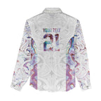Custom New Zealand Aotearoa Women Casual Shirt Pink Maori Paua Shell Indigenous - Aussie Hoodie