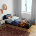 Happy Kangaboo Bedding Set Kangaroo and Halloween Haunted House