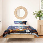 Happy Kangaboo Bedding Set Kangaroo and Halloween Haunted House