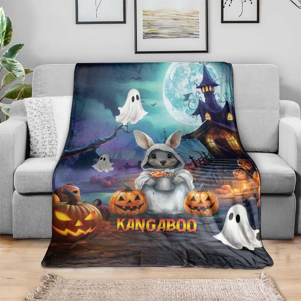 Happy Kangaboo Blanket Kangaroo and Halloween Haunted House