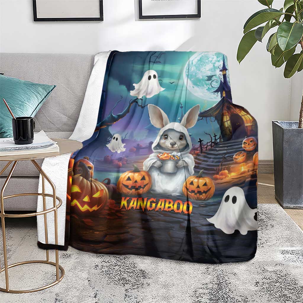 Happy Kangaboo Blanket Kangaroo and Halloween Haunted House
