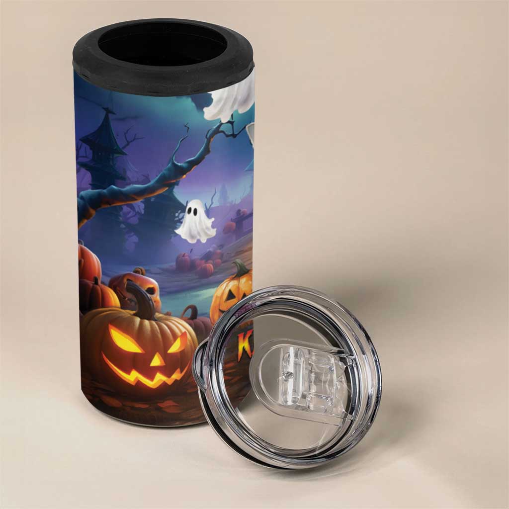 Happy Kangaboo 4 in 1 Can Cooler Tumbler Kangaroo and Halloween Haunted House