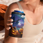 Happy Kangaboo 4 in 1 Can Cooler Tumbler Kangaroo and Halloween Haunted House