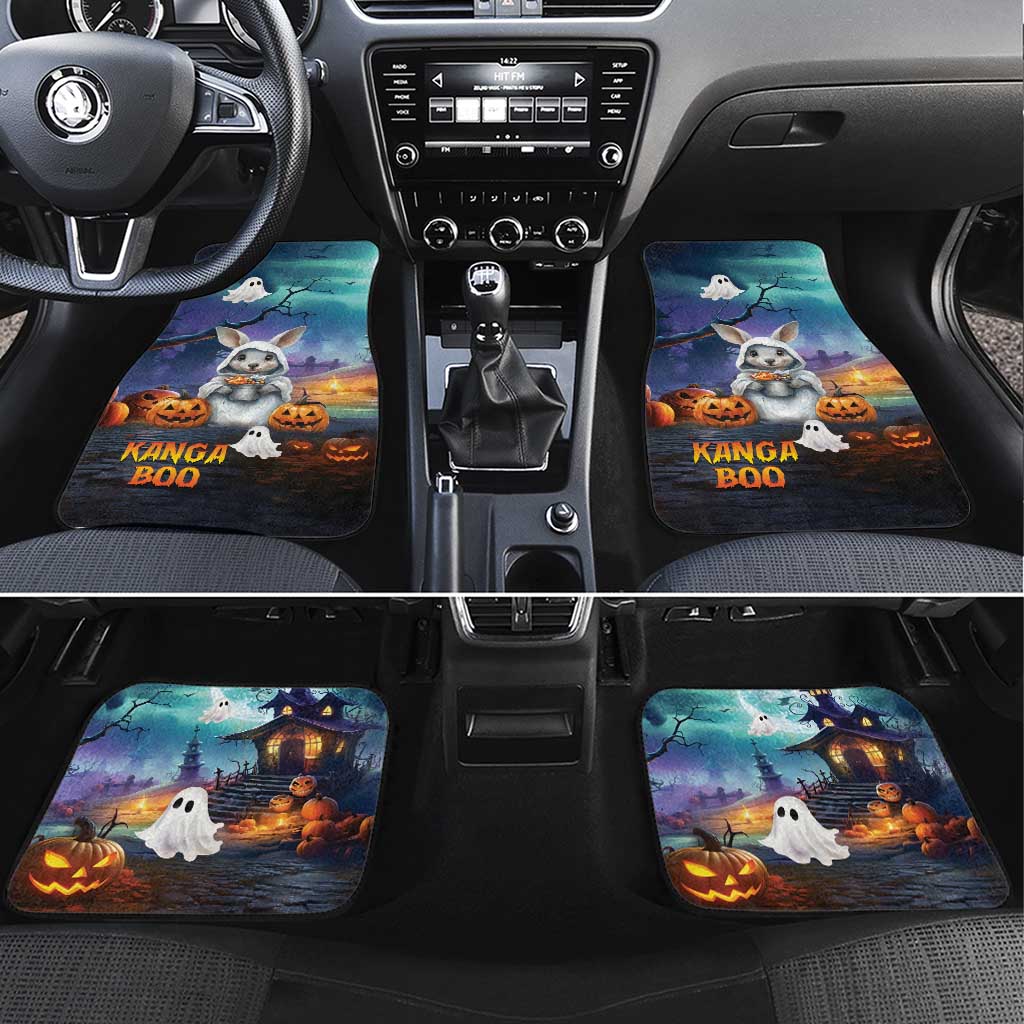 Happy Kangaboo Car Mats Kangaroo and Halloween Haunted House