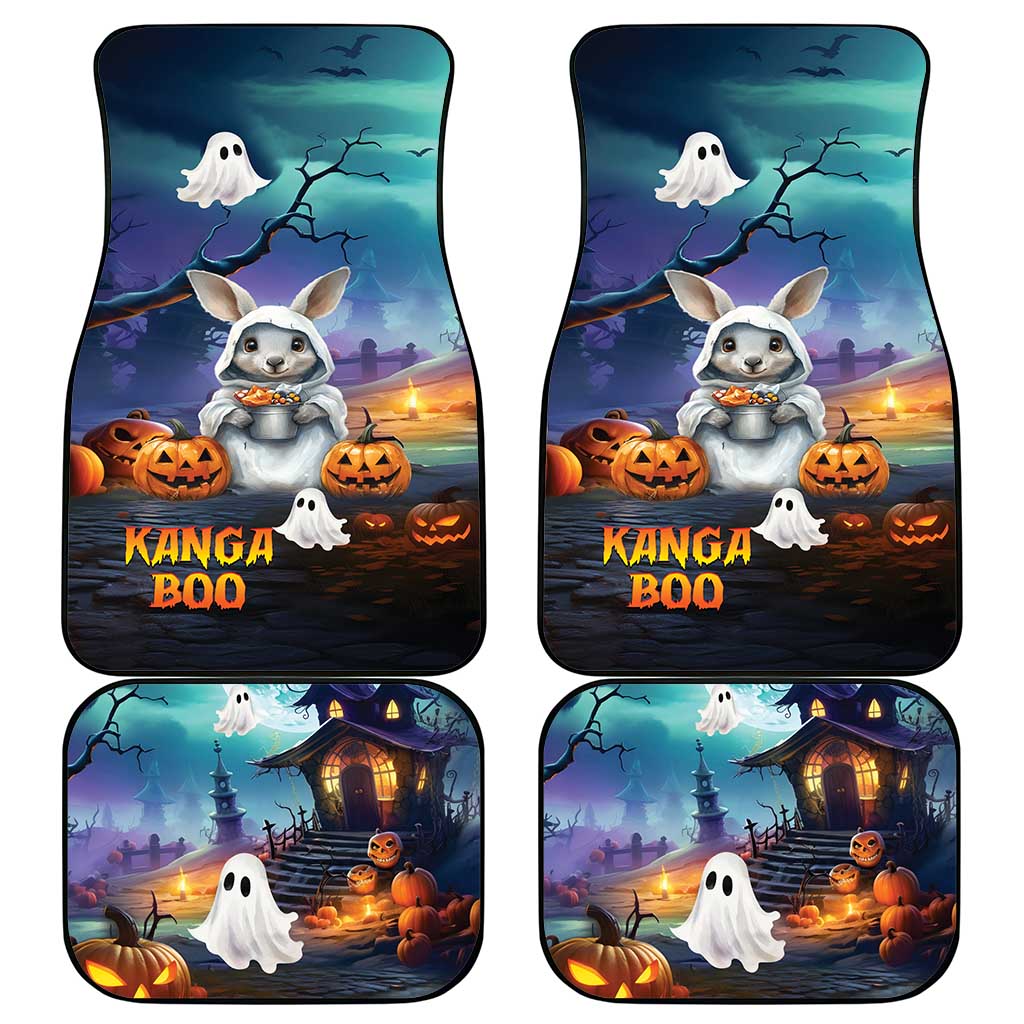 Happy Kangaboo Car Mats Kangaroo and Halloween Haunted House