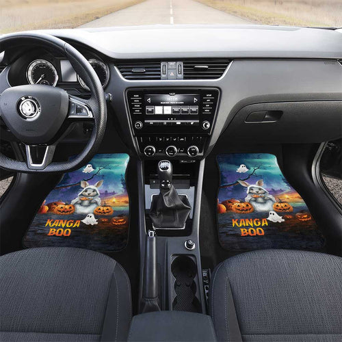 Happy Kangaboo Car Mats Kangaroo and Halloween Haunted House