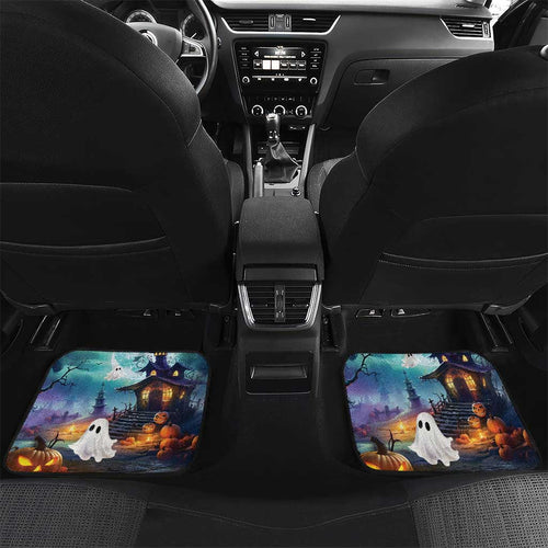 Happy Kangaboo Car Mats Kangaroo and Halloween Haunted House
