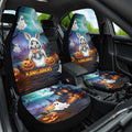 Happy Kangaboo Car Seat Cover Kangaroo and Halloween Haunted House