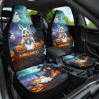 Happy Kangaboo Car Seat Cover Kangaroo and Halloween Haunted House