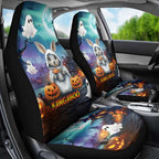 Happy Kangaboo Car Seat Cover Kangaroo and Halloween Haunted House