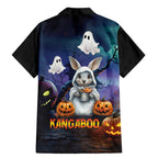 Happy Kangaboo Family Matching Mermaid Dress and Hawaiian Shirt Kangaroo and Halloween Haunted House