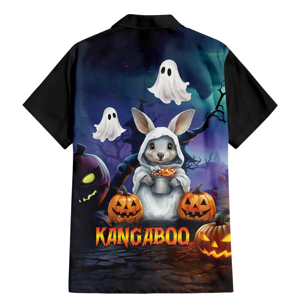 Happy Kangaboo Family Matching Mermaid Dress and Hawaiian Shirt Kangaroo and Halloween Haunted House