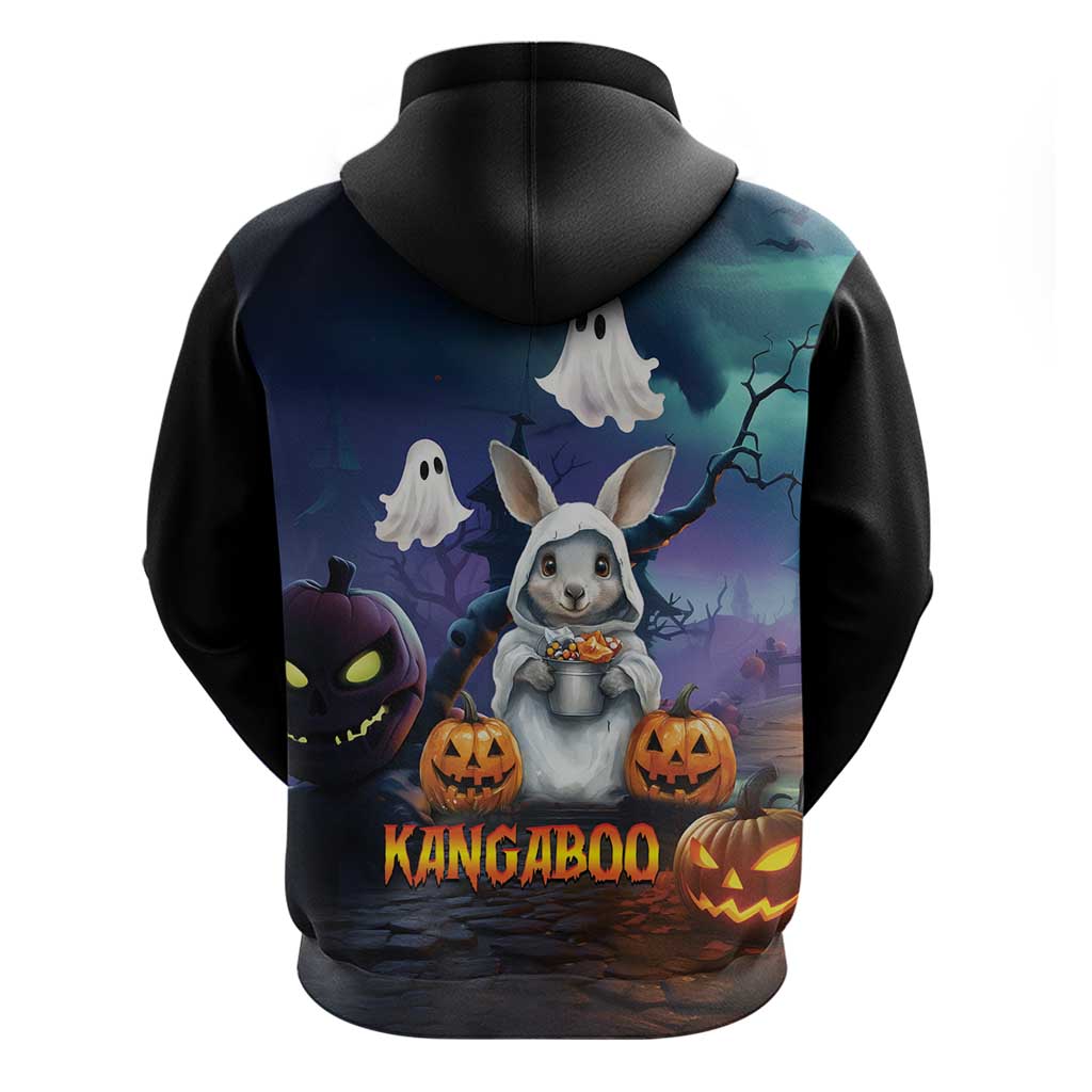 Happy Kangaboo Hoodie Kangaroo and Halloween Haunted House