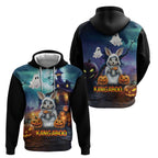 Happy Kangaboo Hoodie Kangaroo and Halloween Haunted House