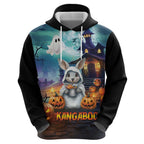 Happy Kangaboo Hoodie Kangaroo and Halloween Haunted House