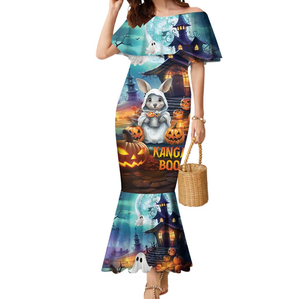 Happy Kangaboo Mermaid Dress Kangaroo and Halloween Haunted House