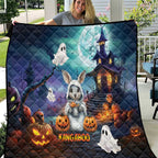 Happy Kangaboo Quilt Kangaroo and Halloween Haunted House