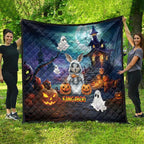 Happy Kangaboo Quilt Kangaroo and Halloween Haunted House
