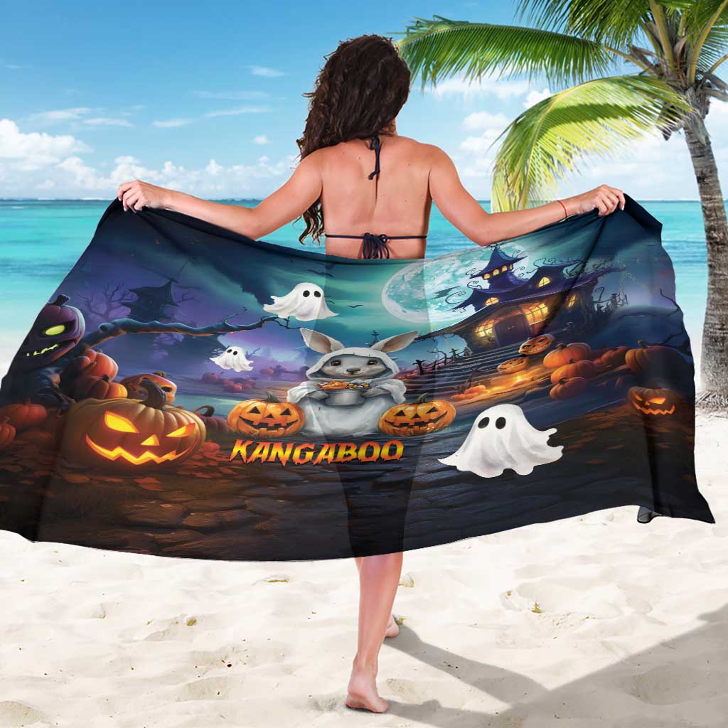 Happy Kangaboo Sarong Kangaroo and Halloween Haunted House