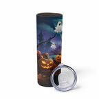 Happy Kangaboo Skinny Tumbler Kangaroo and Halloween Haunted House