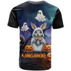 Happy Kangaboo T Shirt Kangaroo and Halloween Haunted House