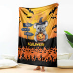 Happy Koalaween Blanket Koala Ghost Trick or Treat