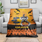 Happy Koalaween Blanket Koala Ghost Trick or Treat