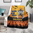 Happy Koalaween Blanket Koala Ghost Trick or Treat
