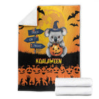 Happy Koalaween Blanket Koala Ghost Trick or Treat