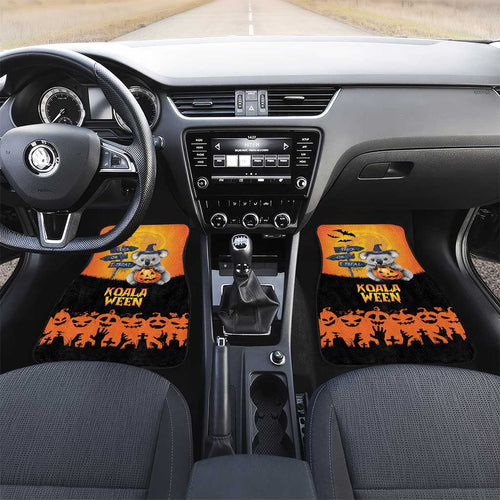 Happy Koalaween Car Mats Koala Ghost Trick or Treat