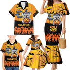 Happy Koalaween Family Matching Mermaid Dress and Hawaiian Shirt Koala Ghost Trick or Treat