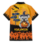 Happy Koalaween Family Matching Mermaid Dress and Hawaiian Shirt Koala Ghost Trick or Treat