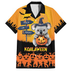 Happy Koalaween Family Matching Puletasi and Hawaiian Shirt Koala Ghost Trick or Treat