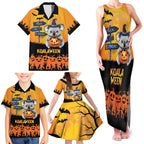 Happy Koalaween Family Matching Tank Maxi Dress and Hawaiian Shirt Koala Ghost Trick or Treat