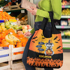 Happy Koalaween Grocery Bag Koala Ghost Trick or Treat