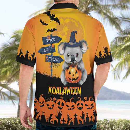 Happy Koalaween Hawaiian Shirt Koala Ghost Trick or Treat