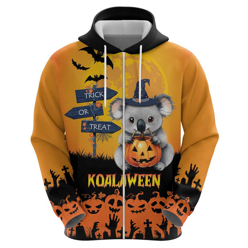 Happy Koalaween Hoodie Koala Ghost Trick or Treat