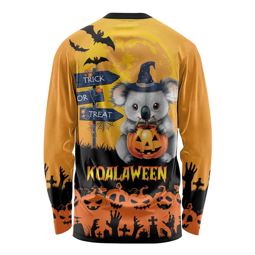 Happy Koalaween Long Sleeve Shirt Koala Ghost Trick or Treat